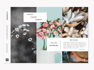 Daily UI | Flowers dailyui design ui uidesign web webdesign website