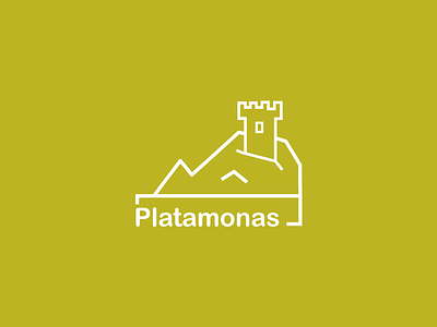 Snapchat Geofilter - Platamonas, GR castle flat geofilter greece modern mountain platamon platamonas sea snapchat