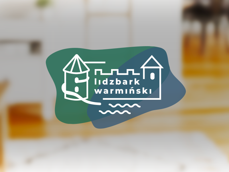 Snapchat Geofilter - Lidzbark Warmiński, PL mazury warminski lidzbark line vector design logo snapchat poland geofilter flat castle modern