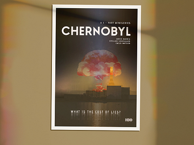 Poster #1 - Chernobyl chernobyl chernobyl poster concept hbo nuclear nuclear power plant plant poster poster concept poster design power
