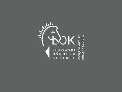Logo concept #4 - Łukowski Ośrodek Kultury concept concept design culture design flat horse kultury line logo minimalist modern ośrodek poland polska rail vector łukowski