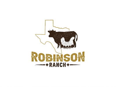 Robinson Ranch logo design graphic design logo typography ux vector
