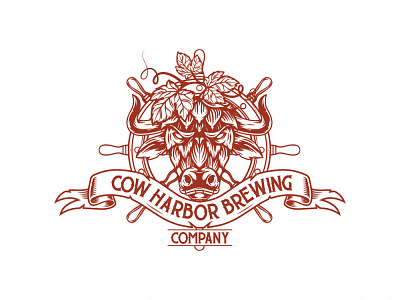 Emblem logo for Cow Harbor Brewing