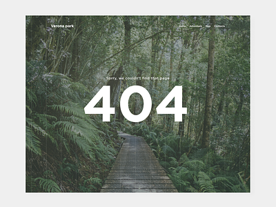 404 Page 008 404 404 page daily ui design minimal park ui ux web web design
