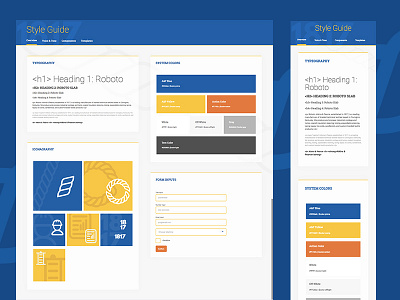 Living Style Guide atomic design design system icons living style guide style guide ui web app web application web typography