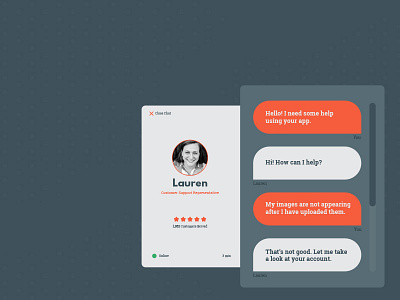 Daily UI 013: Direct Messaging chat customer service daily ui direct message direct messaging message messaging support ui ux