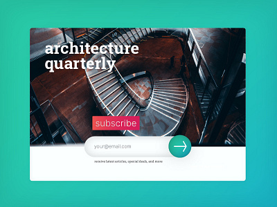 Daily UI 026: Subscribe daily ui subscribe subscribe form subscription box ui ux