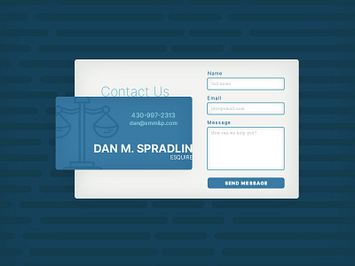 Daily UI 028: Contact Us business card contact card contact page contact us daily ui minimalist ui ux