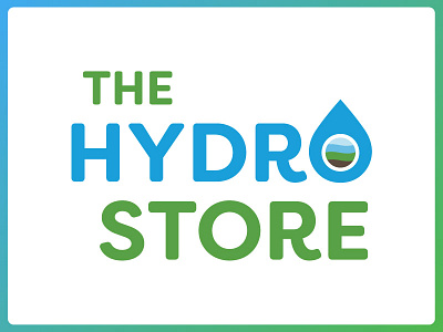 The Hydro Store branding design flat icon illustrator logo logo design vector