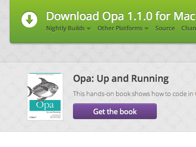 Opa: Up and Running Book Banner