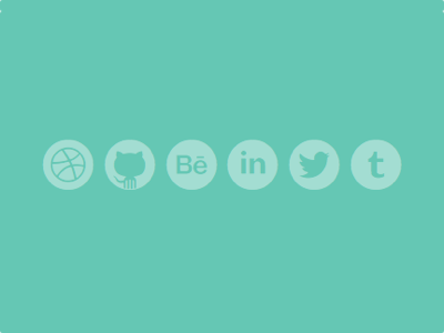 Circle Social Icons