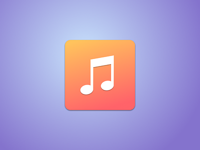 Music icon iOS7 style icon ios7 music
