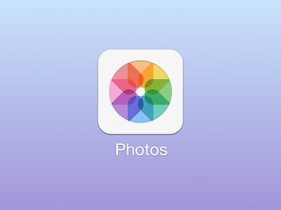 iOS 7 Photos icon ios ios7 iphone ui