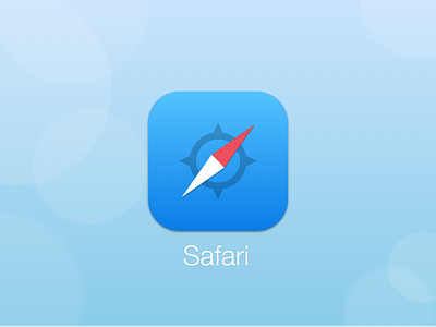 iOS 7 Safari browser icon ios ios 7 ios7 ive safari ui