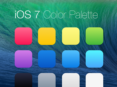 iOS 7 Colors on Mavericks bg