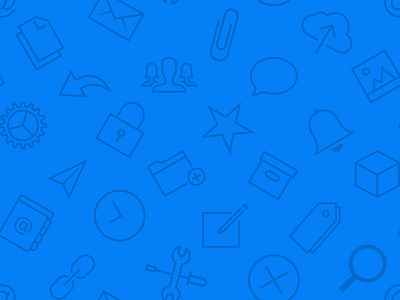 Background Outline Icon Pattern for Productivity App