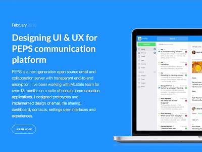 UI UX Designer Portfolio Design