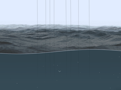 Jennifer Egan - Author site css animation experimental ocean perspective scroll sea underwater