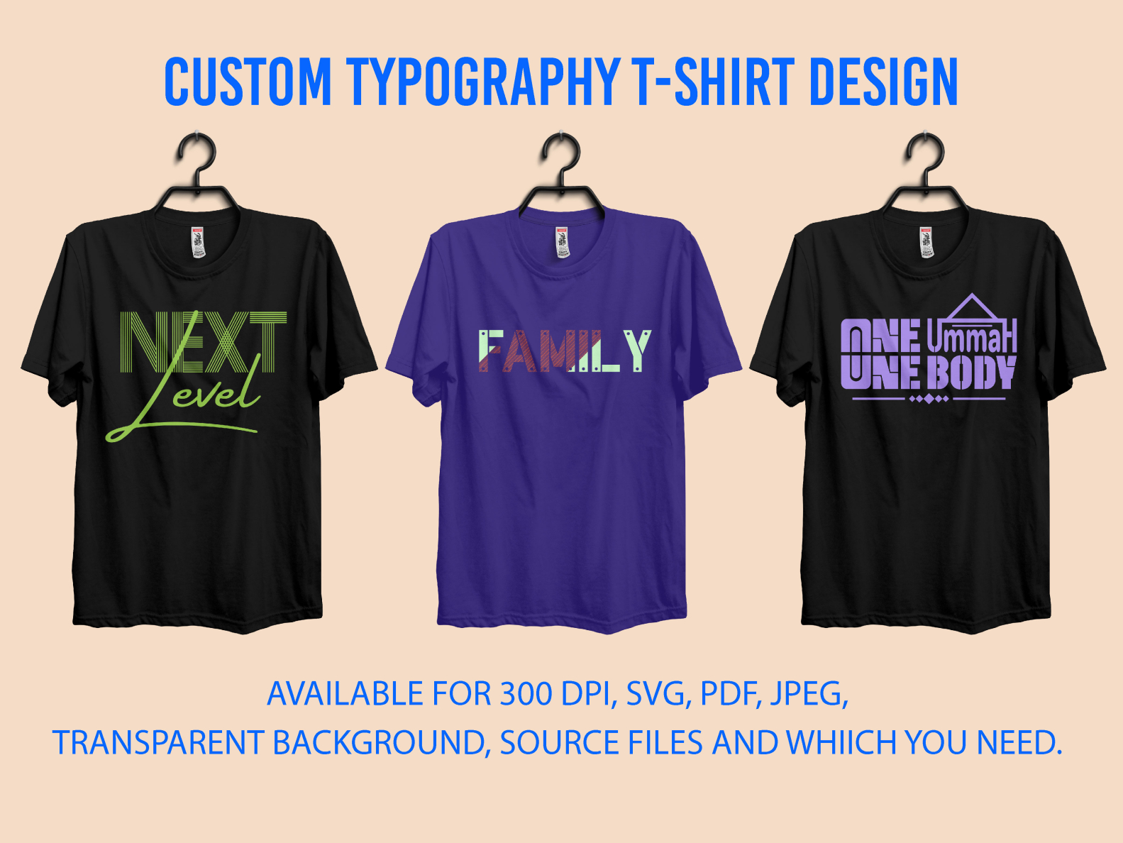 Custom Typography T-shirt Design by Md. Shakhawat on Dribbble