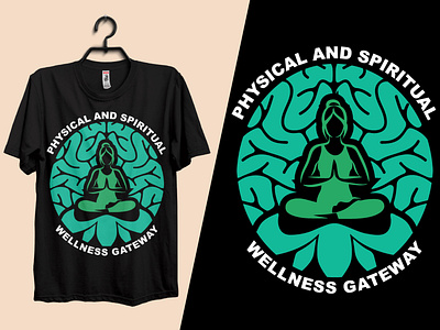 Physical and Spritual T-Shirt Design vintage retro t shirt