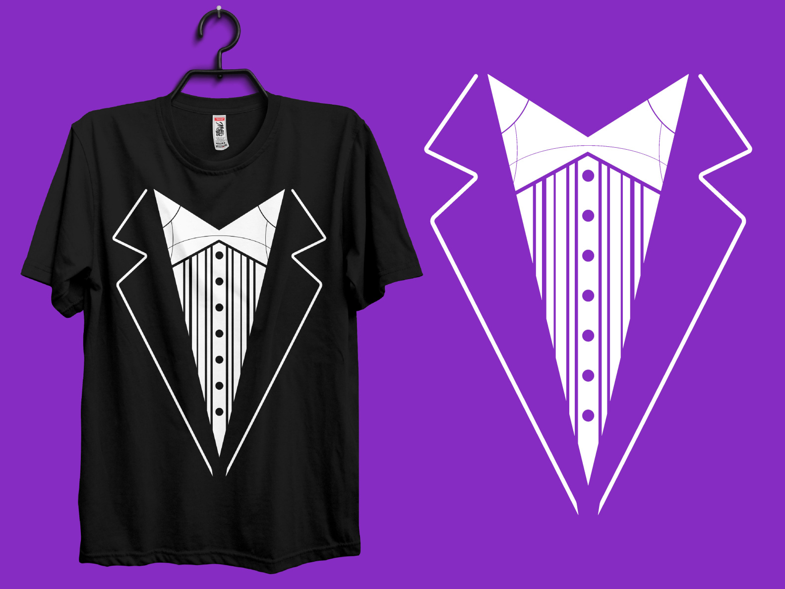 Tuxedo tshirt design by Md. Shakhawat on Dribbble