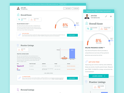 Redesign Desktop & Mobile desktop doctor icons mobile responsive ui ux