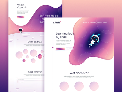 UI landingspage coding