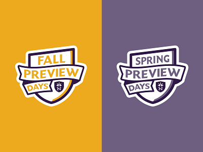 Preview Days Logo Concepts badge college logo university