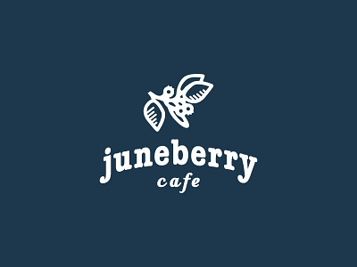 Juneberry Cafe branding cafe food illustration juneberry logo restaurant