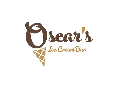 Oscar's Ice Cream Bar ice cream logo