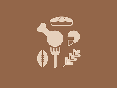 Thanksgiving food football illustration thanksgiving turkey