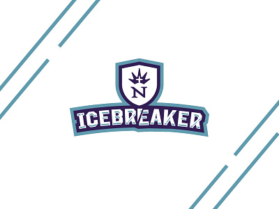 Icebreaker Logo brand and identity branding ice identity illustration logo