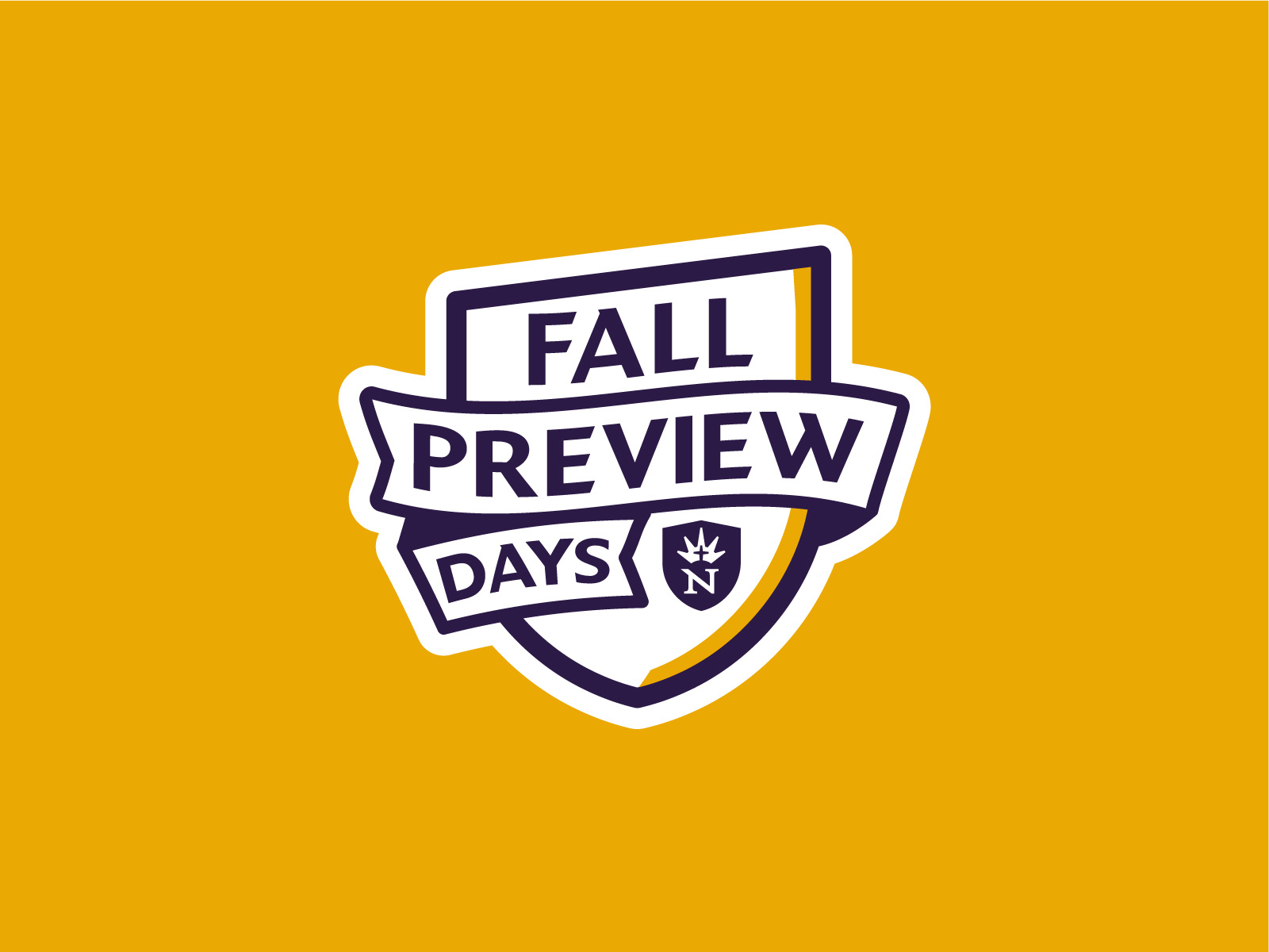 Fall Preview Days Logo by Kevin Wong on Dribbble