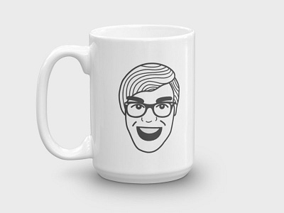 Mugshot coffee illustration logo mug