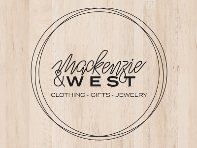 Mackenzie & West Branding design graphic design hand lettering art hand lettering logo lettering logo mark typography