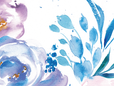 Blue Purple Florals Part 3