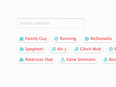 Interests Tags