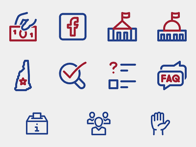 NH Voter Guide Icons