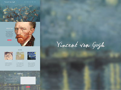 Vincent van Gogh art art history design one page van gogh vincent van gogh