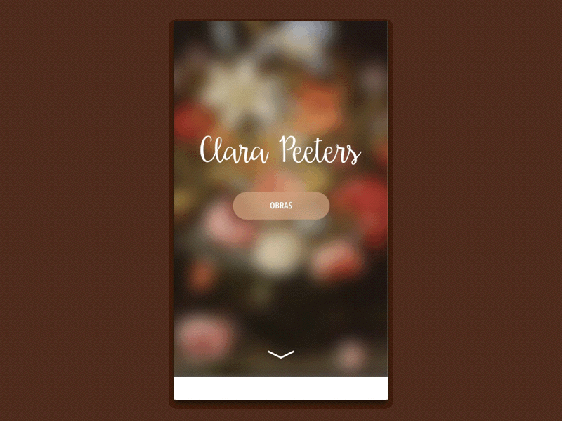 Clara Peeters App Animation animation app art art history clara peeters design gif