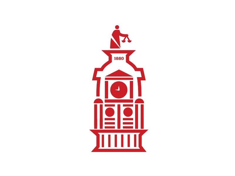 Hometown Rebrand Process Animation city courthouse historical logo napoleon ohio