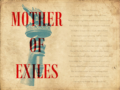 Mother of Exiles (revised) emma lazarus immigration new colossus statue of liberty torch