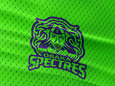 Spectres Logo (one color) character ghost japanese mascot sports