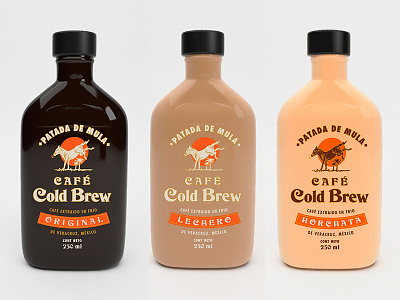 Cold Brew brew coffee cold gold packaging pressed three