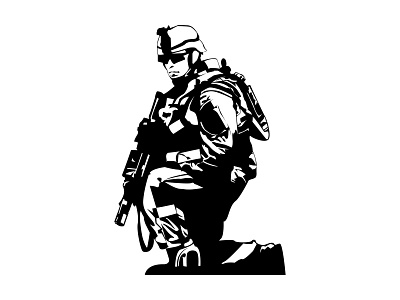ARMY MAN army branding design graphic design head identity illustration lion military