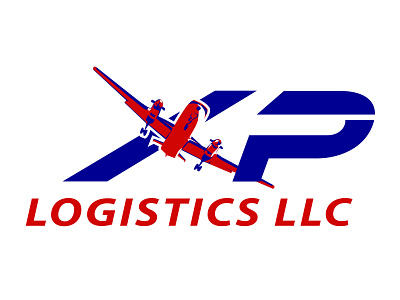 Logistic Logo branding design graphic design identity illustration logistic logo plane typography vector