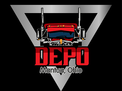 Truck logo design trailer
