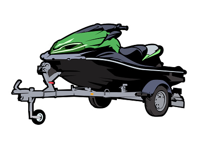 Jetski illustration