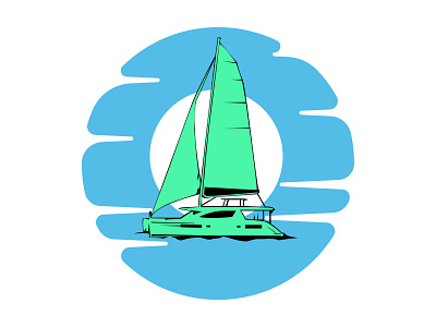 Boat logo boat branding design graphic design identity illustration logo sea ship typography vector
