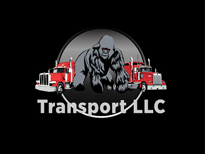 Truck transport logo branding design graphic design identity illustration logistic logo transport truck typography vector